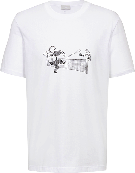 T-Shirt: mey x LORIOT - Das Tennismatch