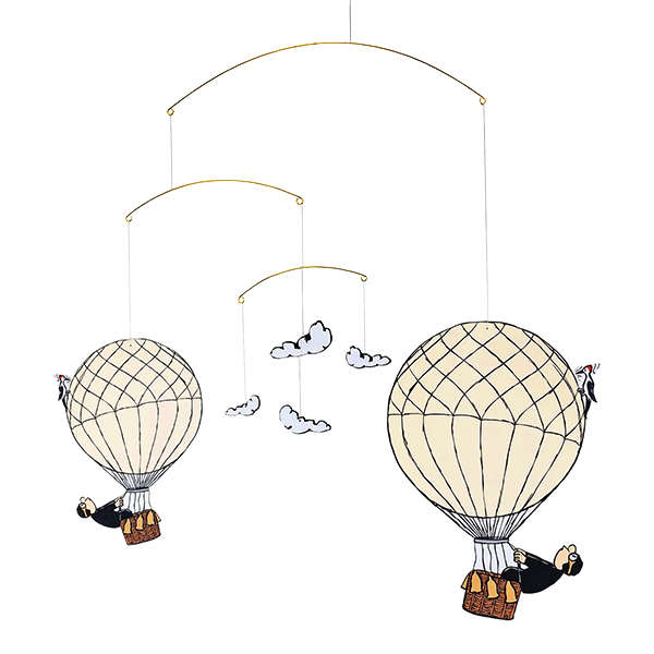 Decken-Mobile "Der Ballonfahrer"